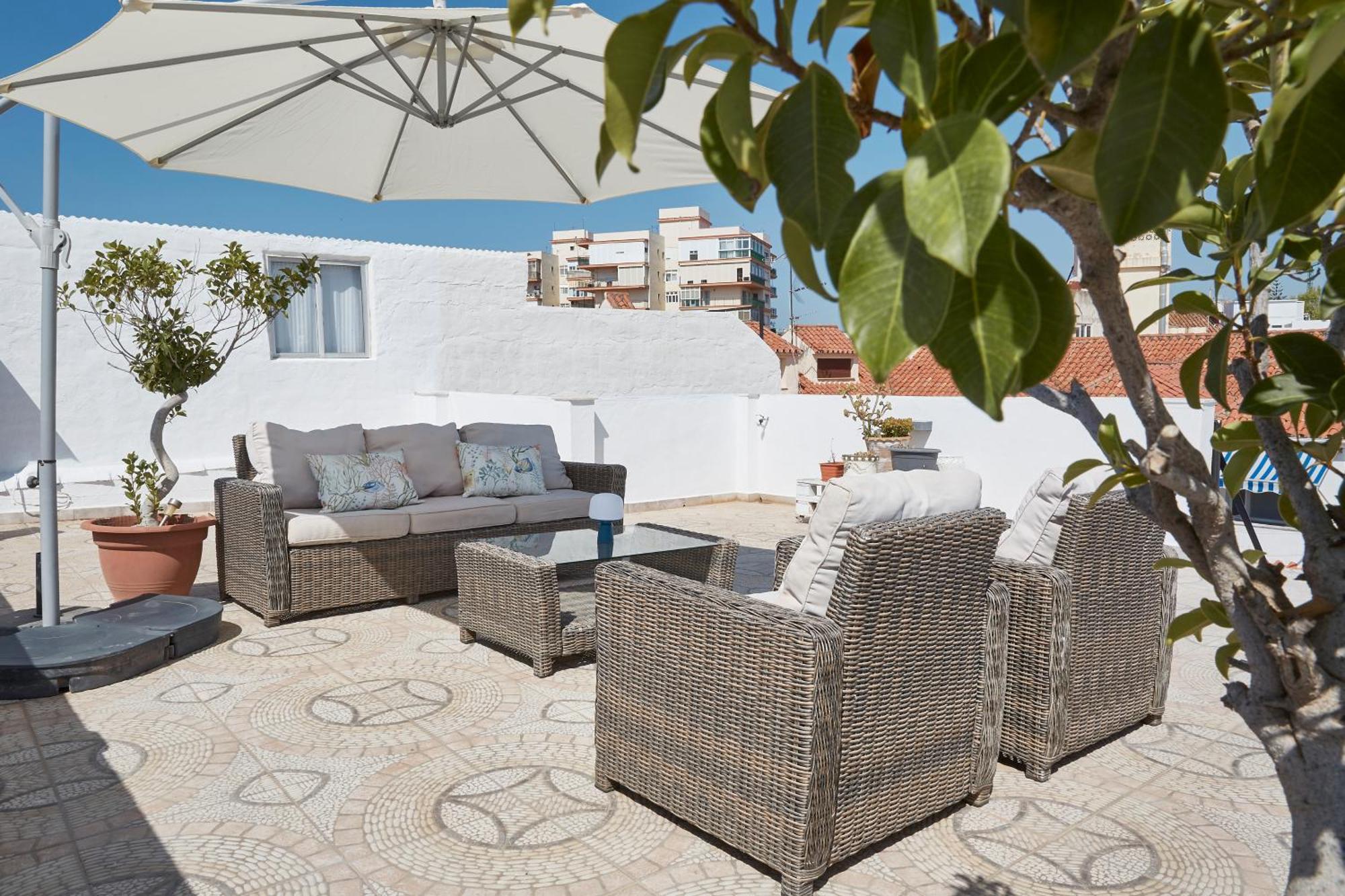 City Center Penthouse With Solarium 2 Minutes From The Beach Fuengirola Extérieur photo